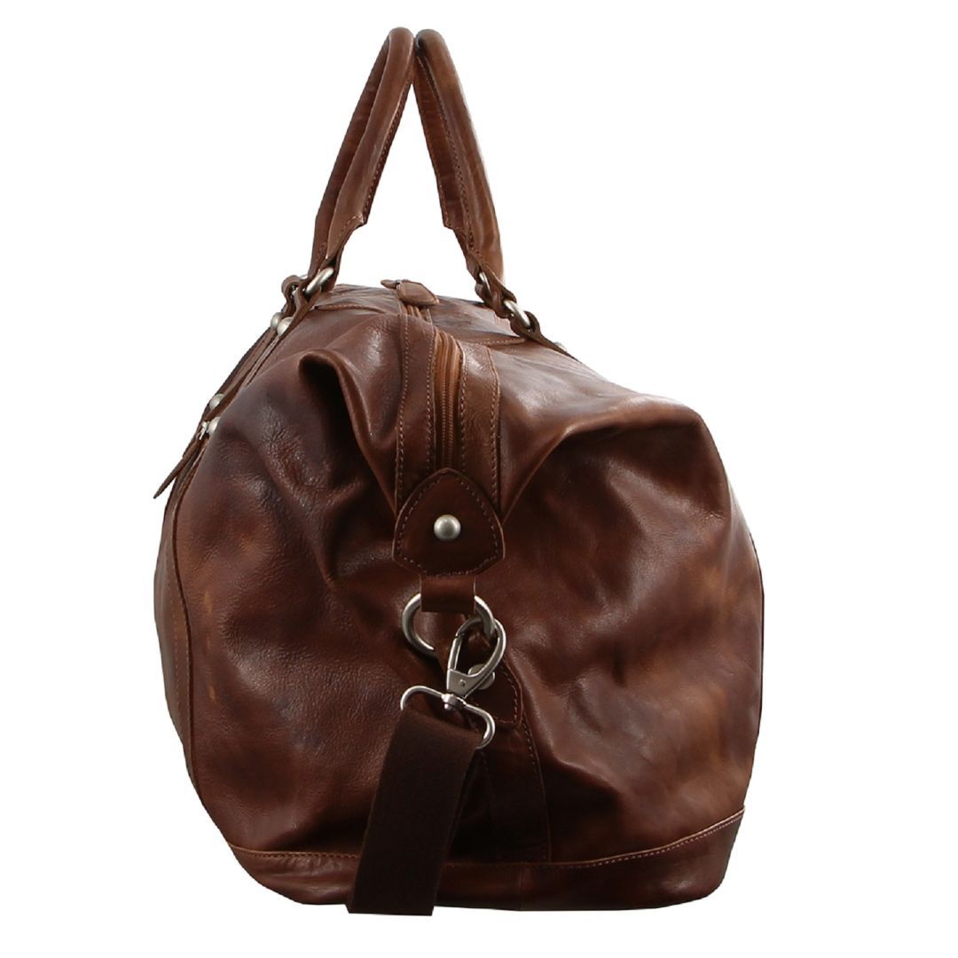 Pierre Cardin Rustic Leather Business Overnight Bag Overnight Bags Travel Bruna | URKGJY163