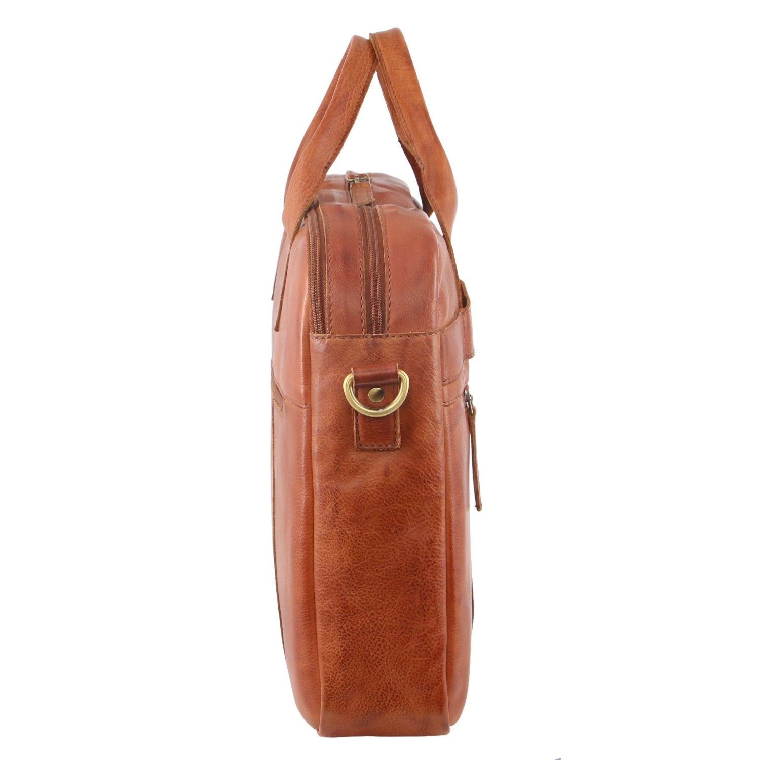 Pierre Cardin Rustic Leather Computer Bag Business Computer Bags Herr Bruna | VOBLJU072