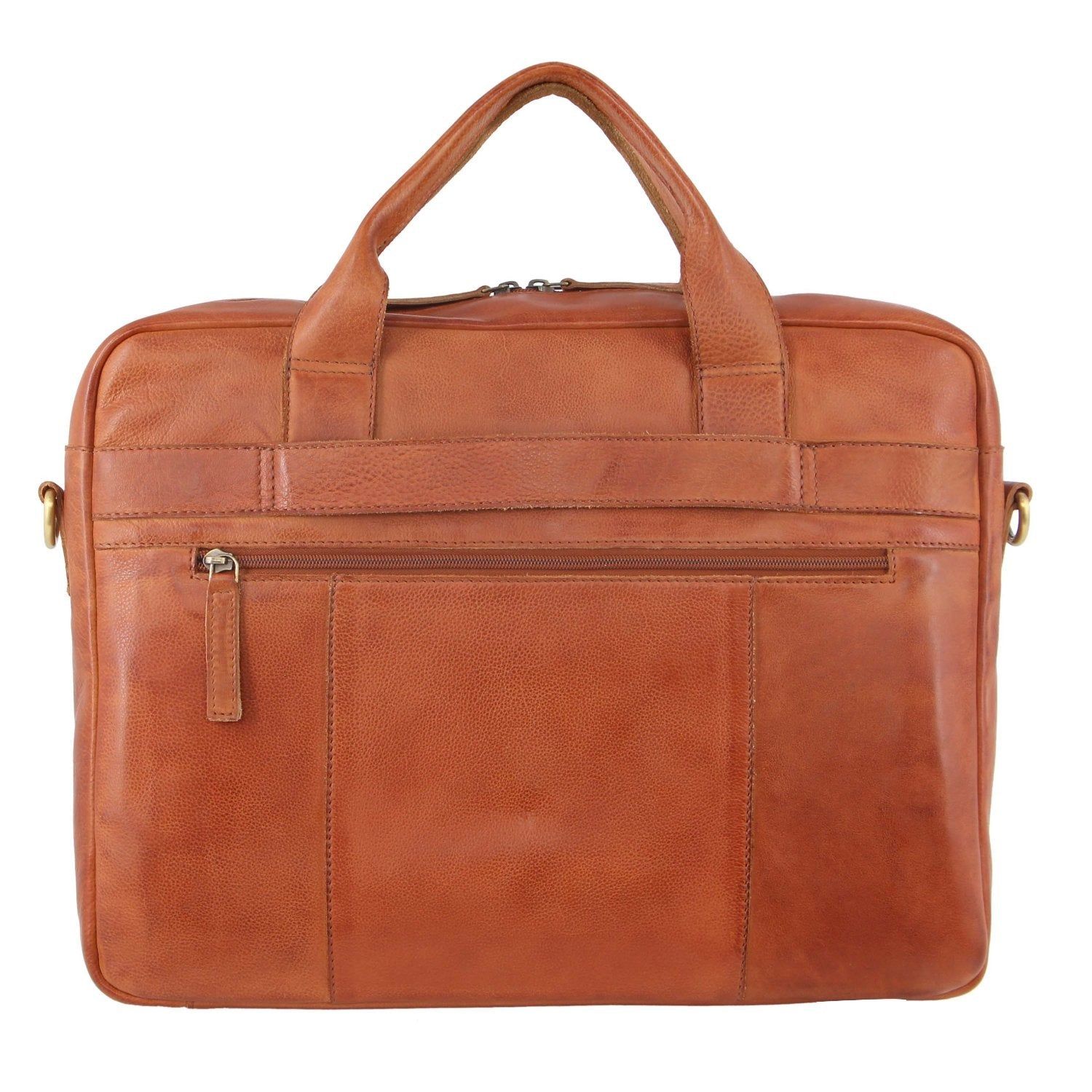 Pierre Cardin Rustic Leather Computer Bag Business Computer Bags Herr Bruna | VOBLJU072