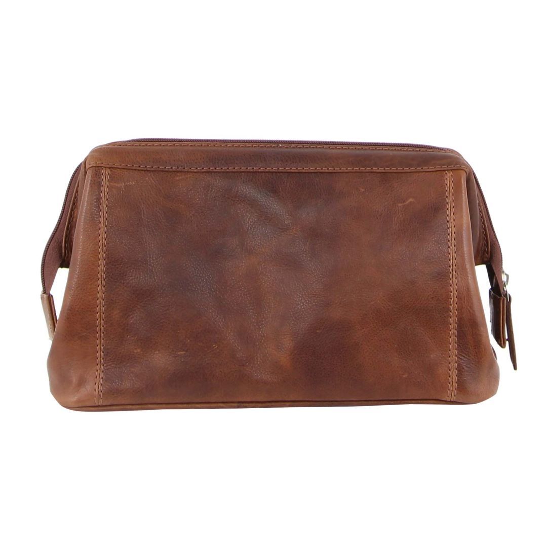 Pierre Cardin Rustic Leather Toiletry Bag Organiser Bags & Folios Herr Bruna | BGCHLS409