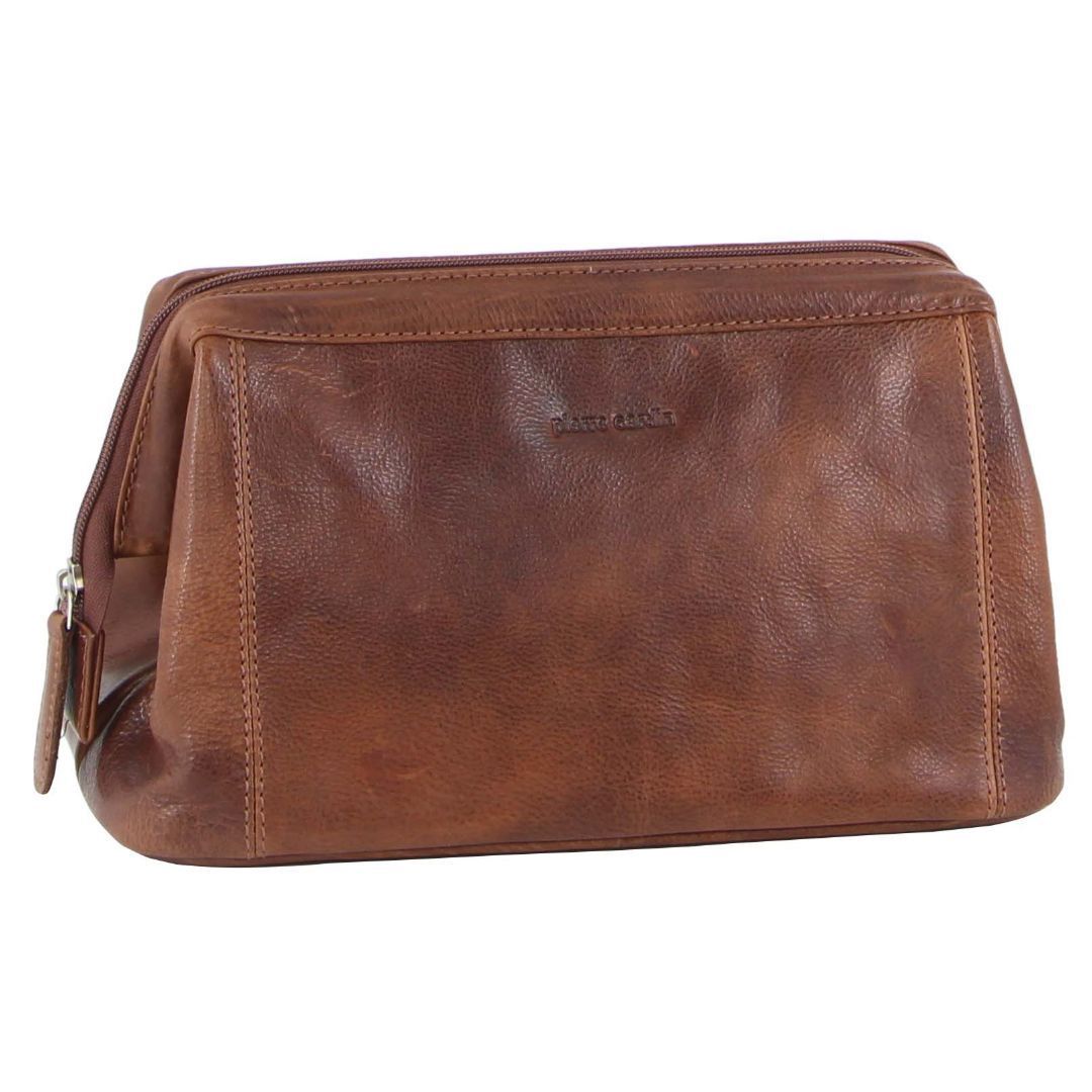 Pierre Cardin Rustic Leather Toiletry Bag Organiser Bags & Folios Herr Bruna | BGCHLS409