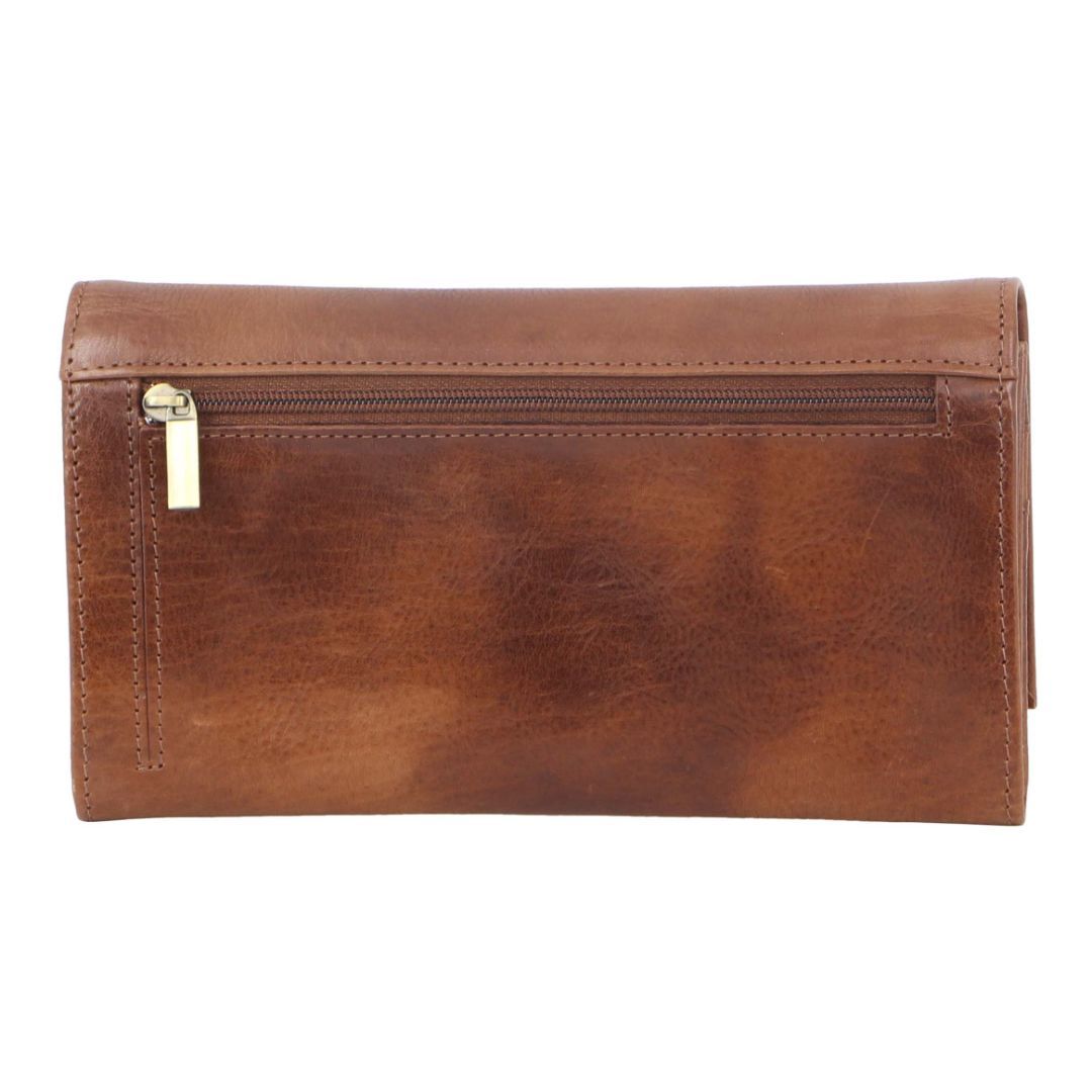 Pierre Cardin Rustic Leather Wallet Bi-Fold Wallets Dam Bruna | DLZUTB705