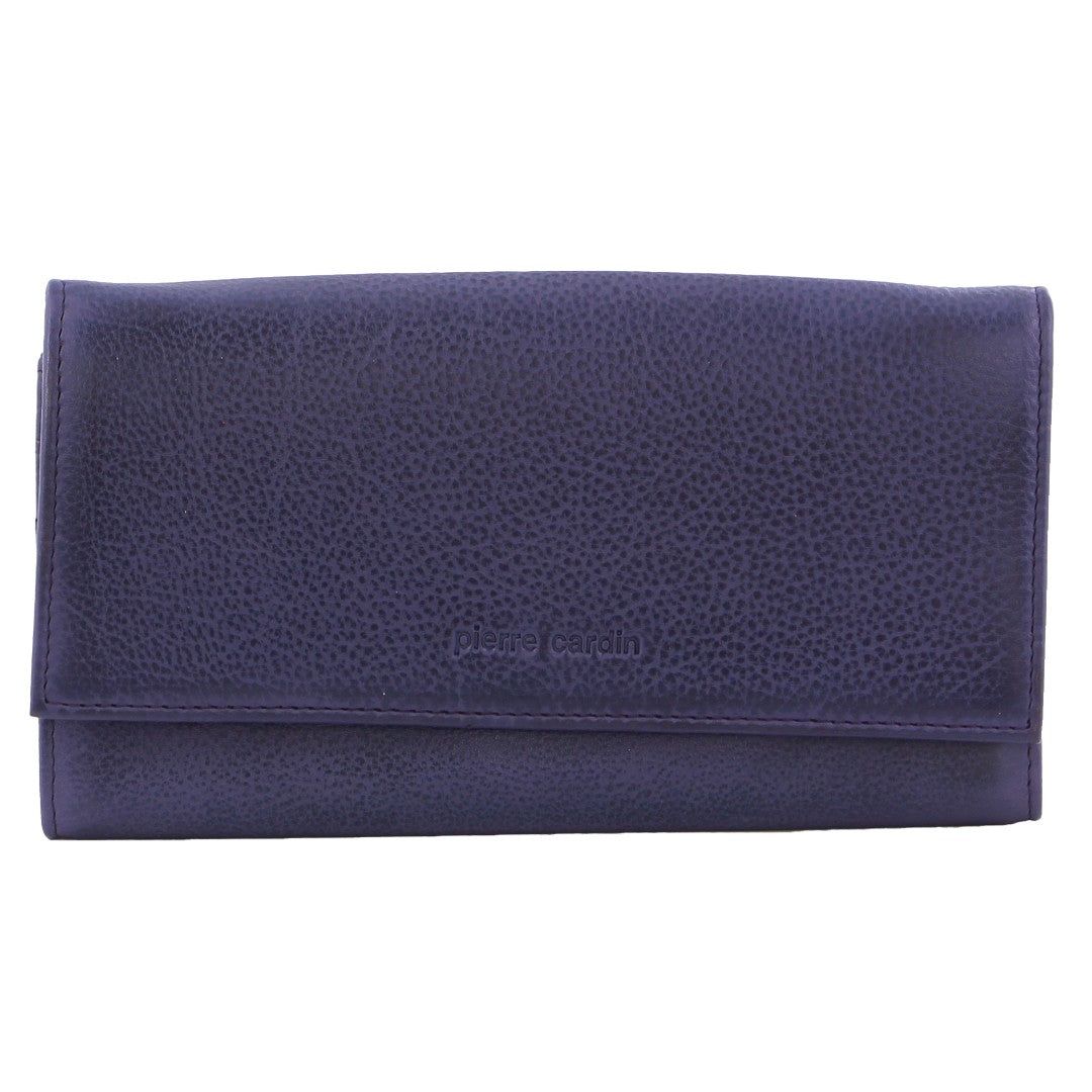 Pierre Cardin Rustic Leather Wallet Bi-Fold Wallets Dam Röda | VBEZIW587