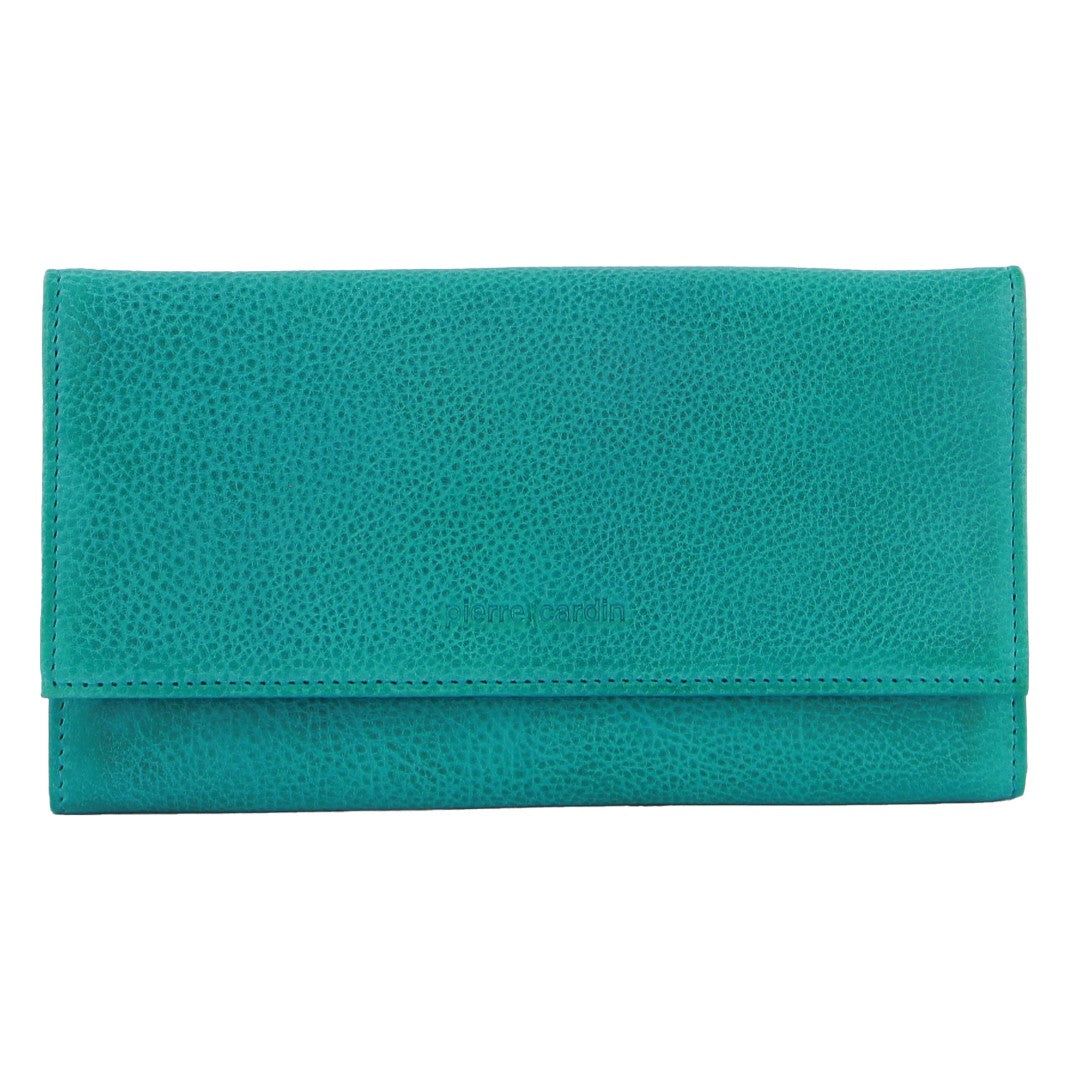 Pierre Cardin Rustic Leather Wallet Bi-Fold Wallets Dam GrapeLeaf | KUYRGA260