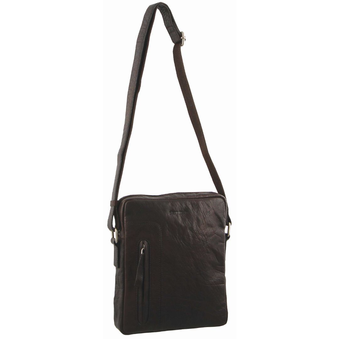 Pierre Cardin Rustic Leather iPad Bag Tablet Bags Herr Bruna | VEFQTM061