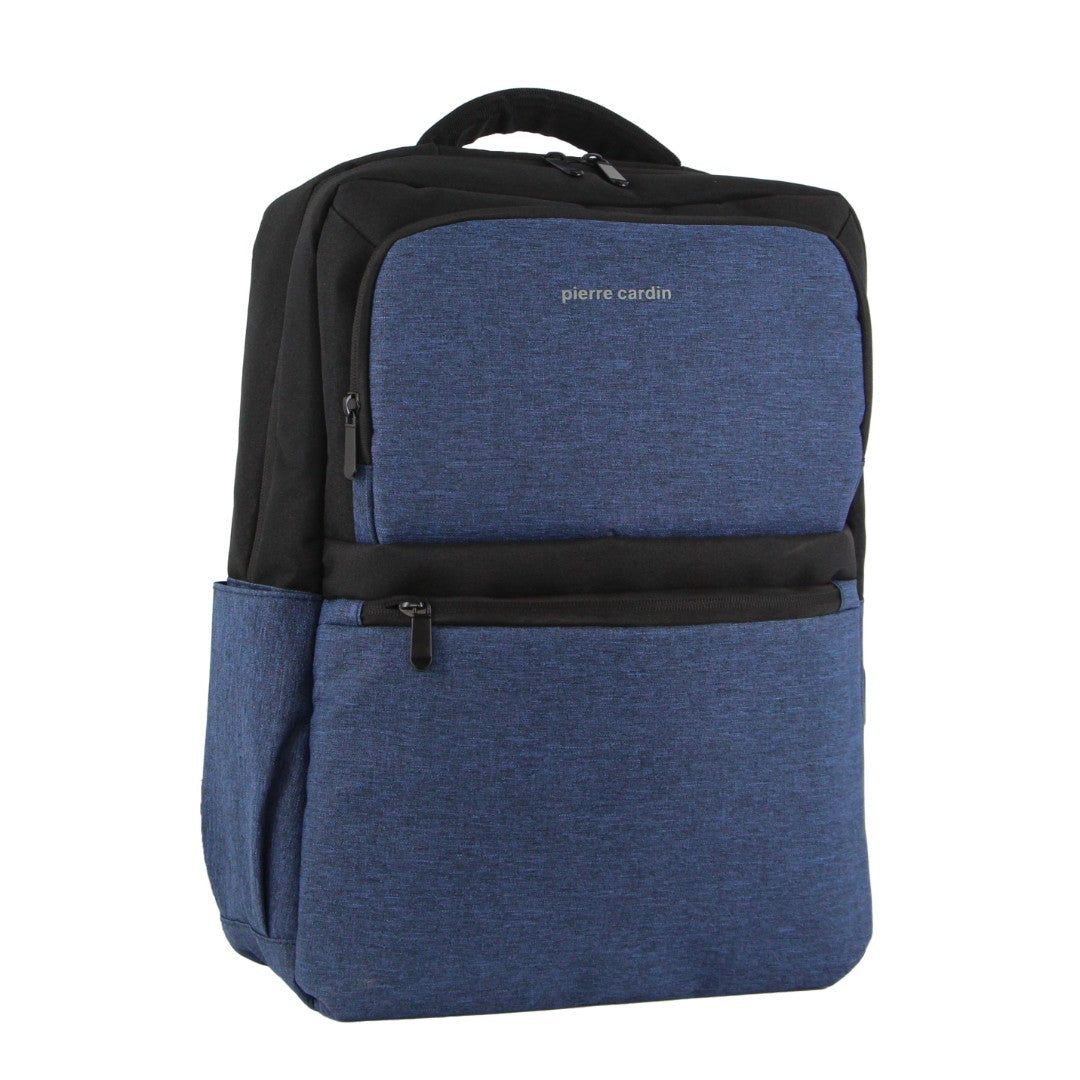 Pierre Cardin Travel & Business Backpack with Built-in USB Port Reseryggsäck Travel Marinblå | DFALCO091