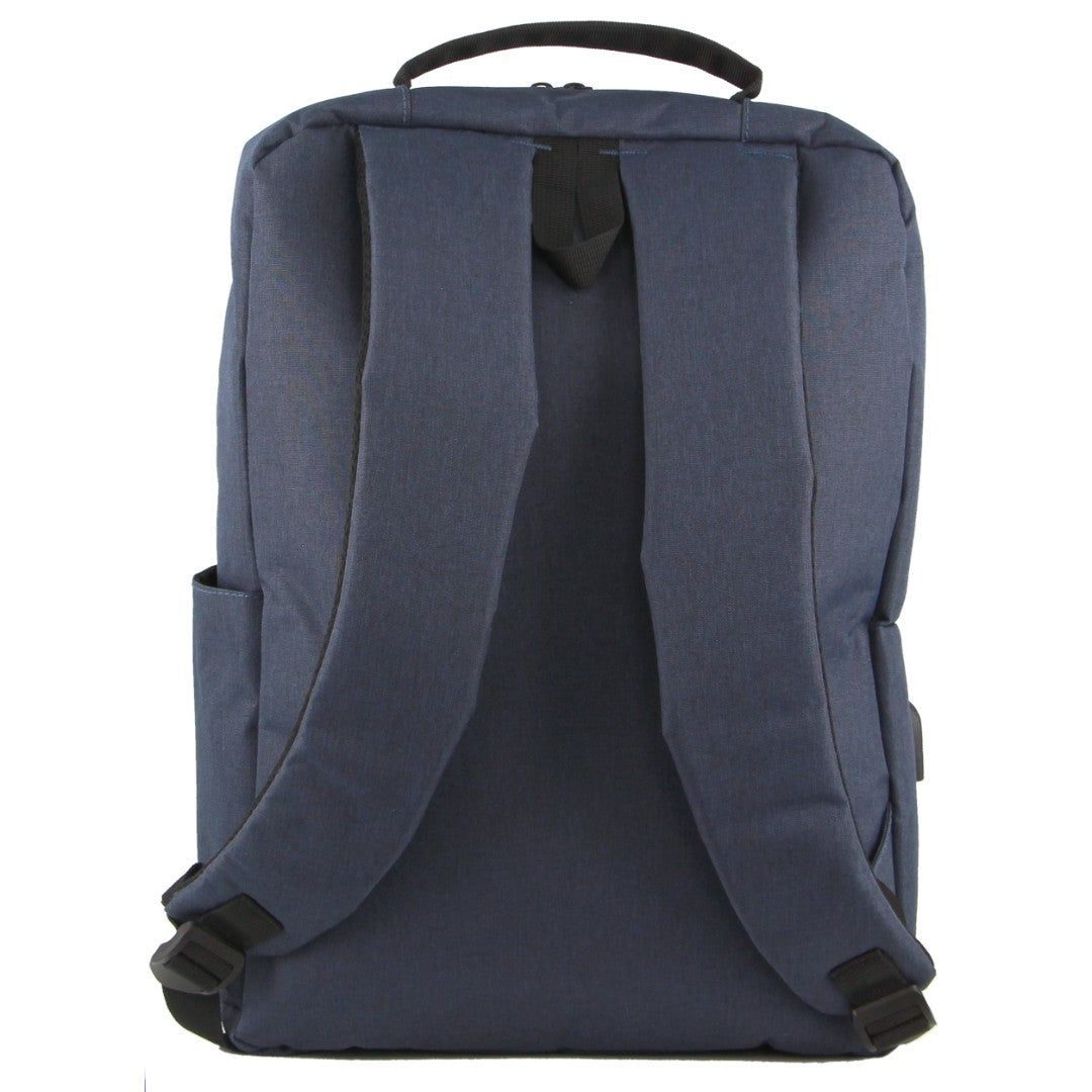 Pierre Cardin Travel & Business Backpack with Built-in USB Port Business Computer Bags Herr Marinblå | BAYJSM056
