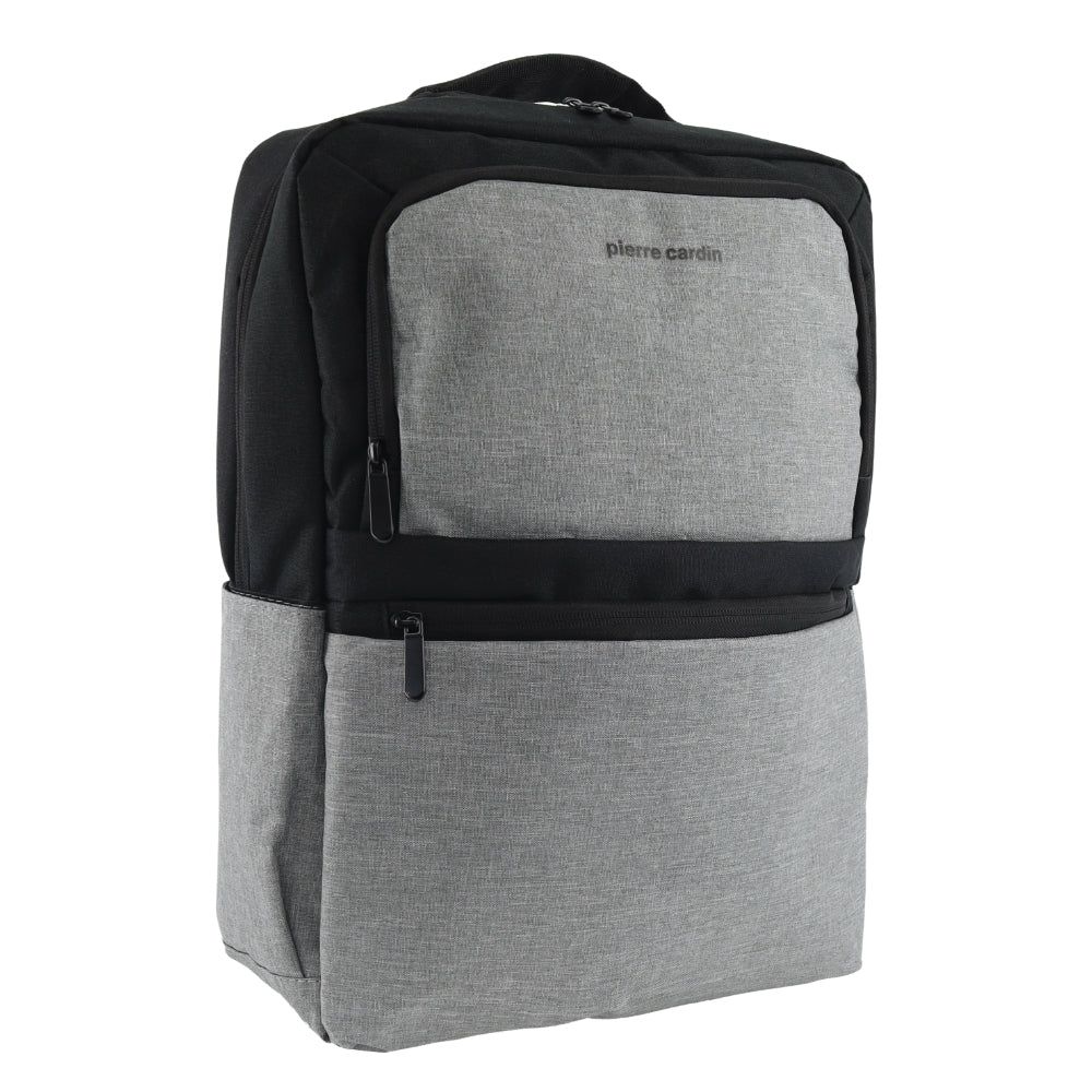 Pierre Cardin Travel & Business Backpack with Built-in USB Port Reseryggsäck Travel Grå | UCPDJV846