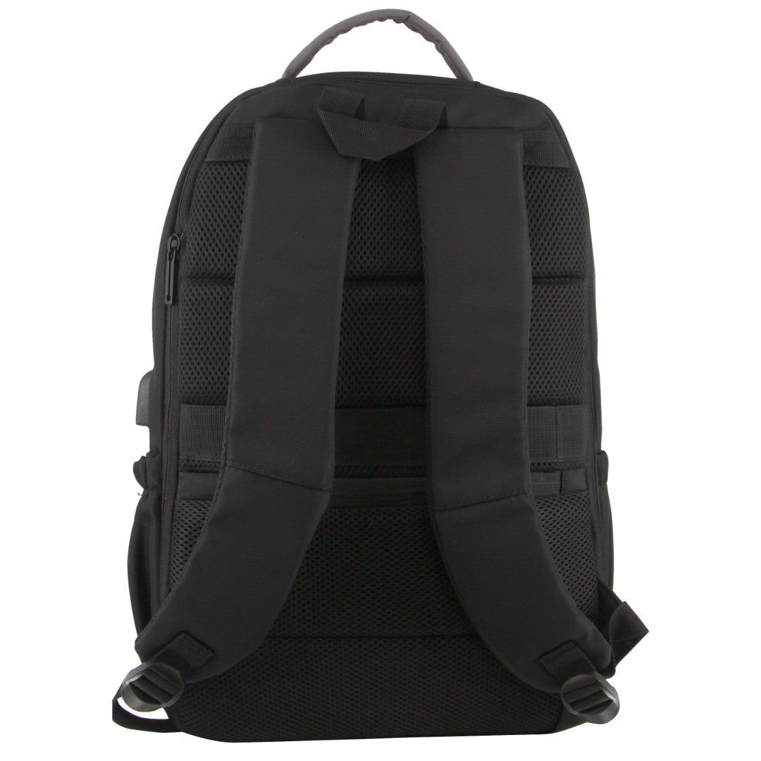 Pierre Cardin Travel & Business Backpack with Built-in USB Port Laptop Travel Mörkgrå | TGUCOZ795