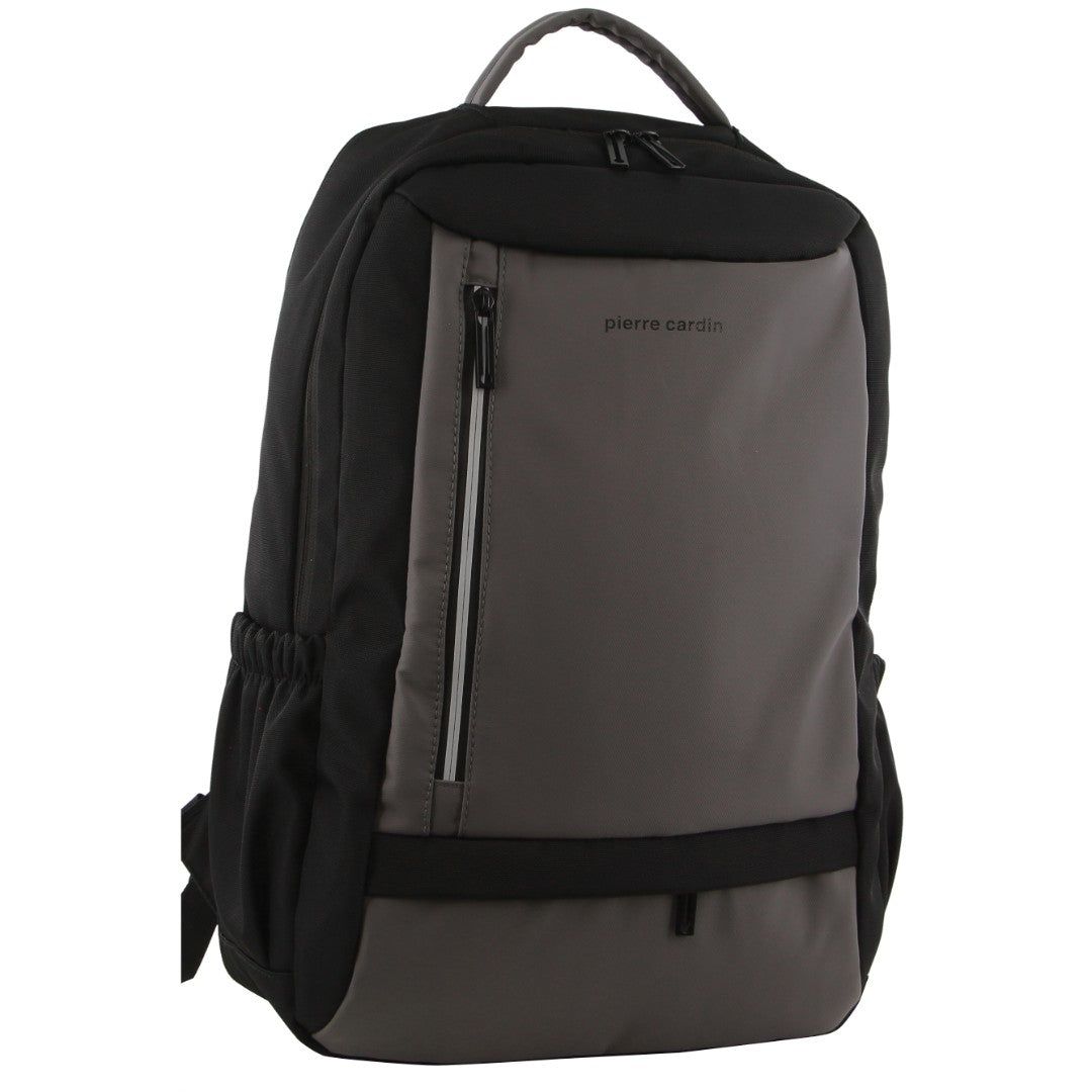 Pierre Cardin Travel & Business Backpack with Built-in USB Port Laptop Travel Mörkgrå | TGUCOZ795