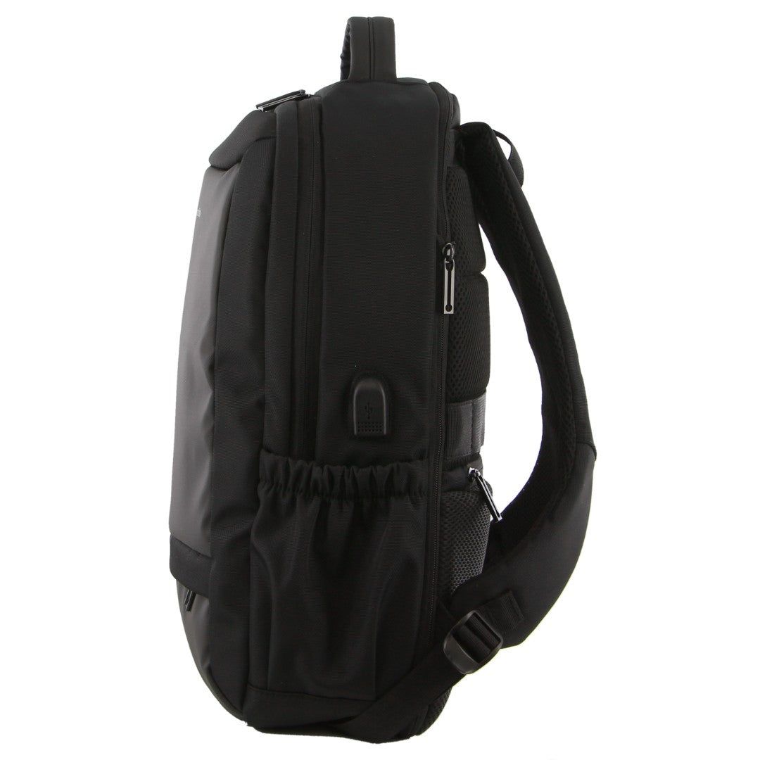 Pierre Cardin Travel & Business Backpack with Built-in USB Port Laptop Travel Svarta | ORTIWU537