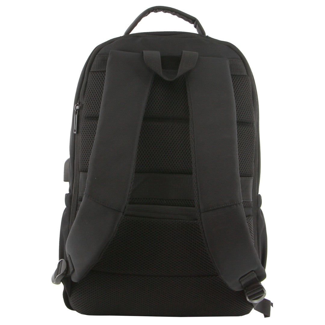 Pierre Cardin Travel & Business Backpack with Built-in USB Port Laptop Travel Svarta | ORTIWU537