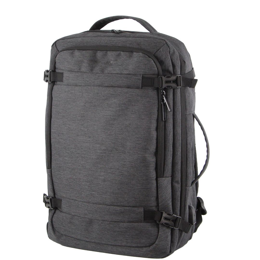 Pierre Cardin Travel & Business Backpack with Built-in USB Port Reseryggsäck Travel Grå | KONGQP759