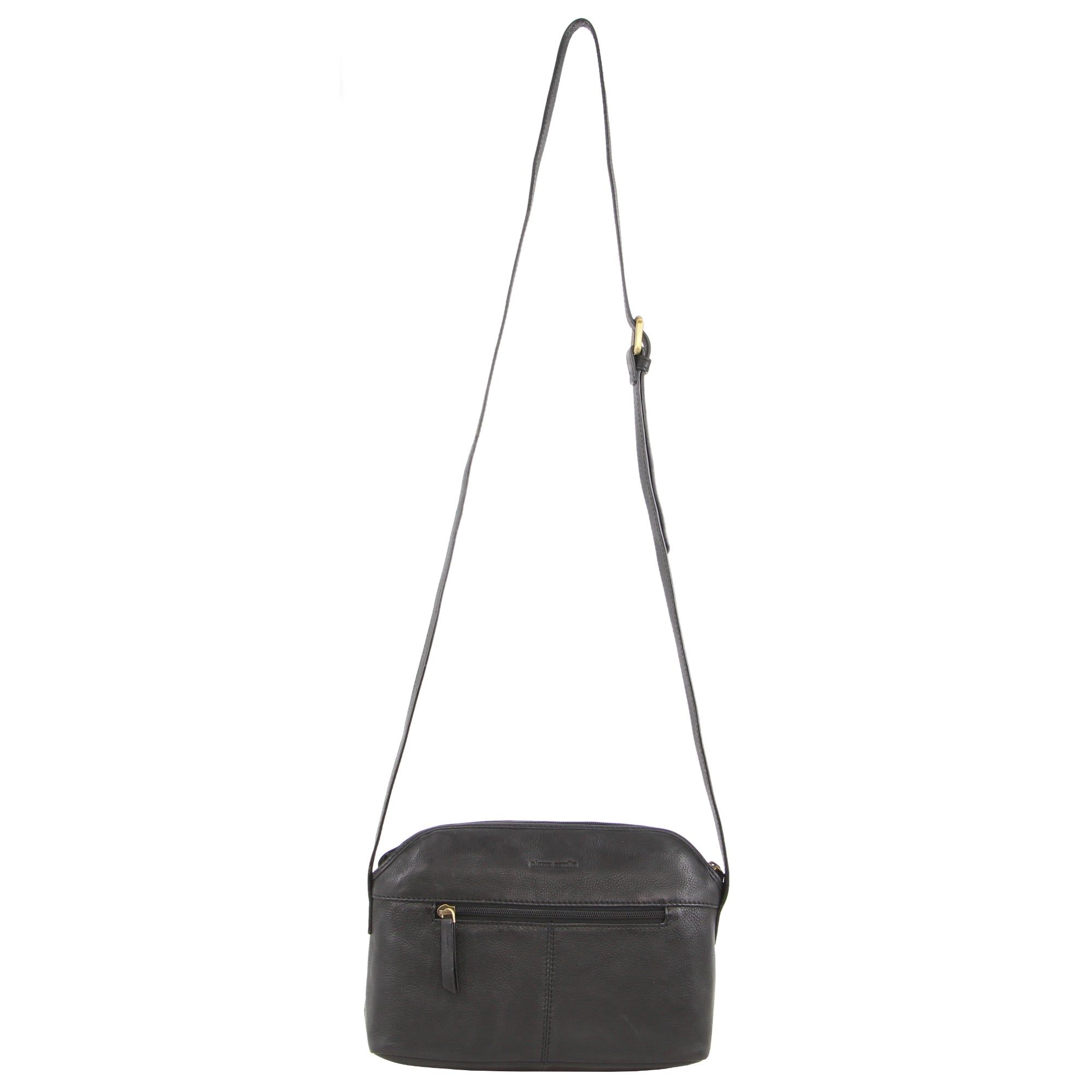 Pierre Cardin Woven Embossed Leather Cross-Body Bag Crossbody Väska Dam Svarta | LHTAGD148