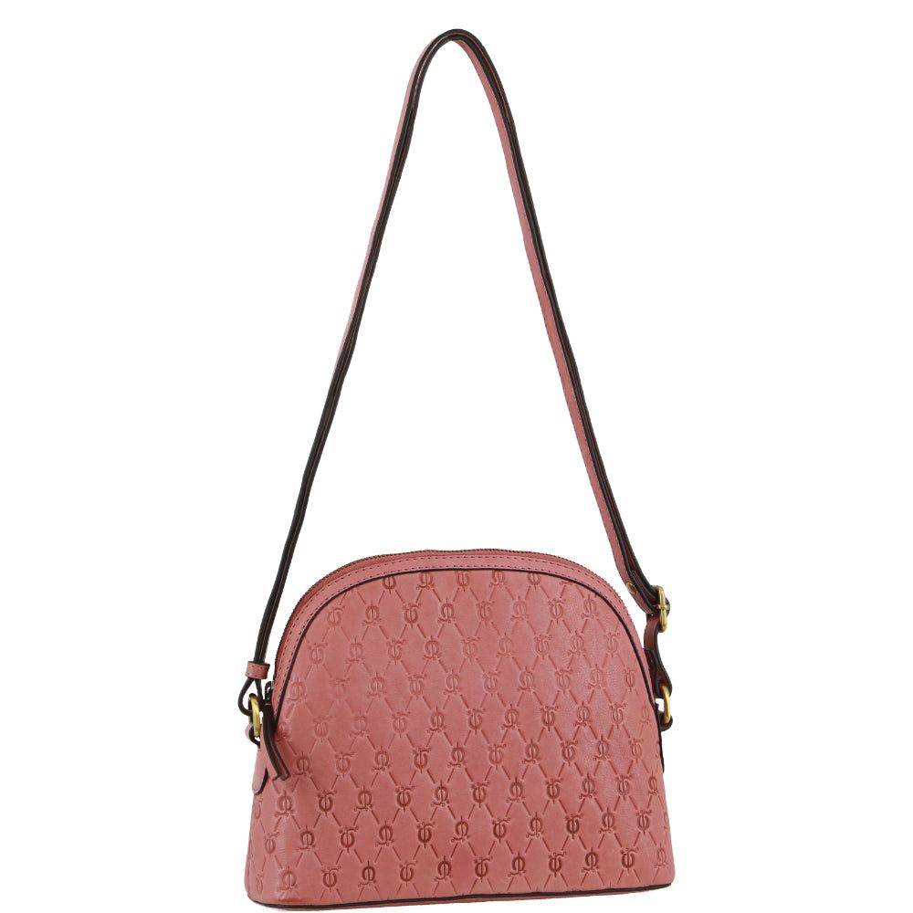 Pierre Cardin leather Diamond Embossed Design Cross-body Bag Crossbody Väska Dam Marsala | HXWNCQ410