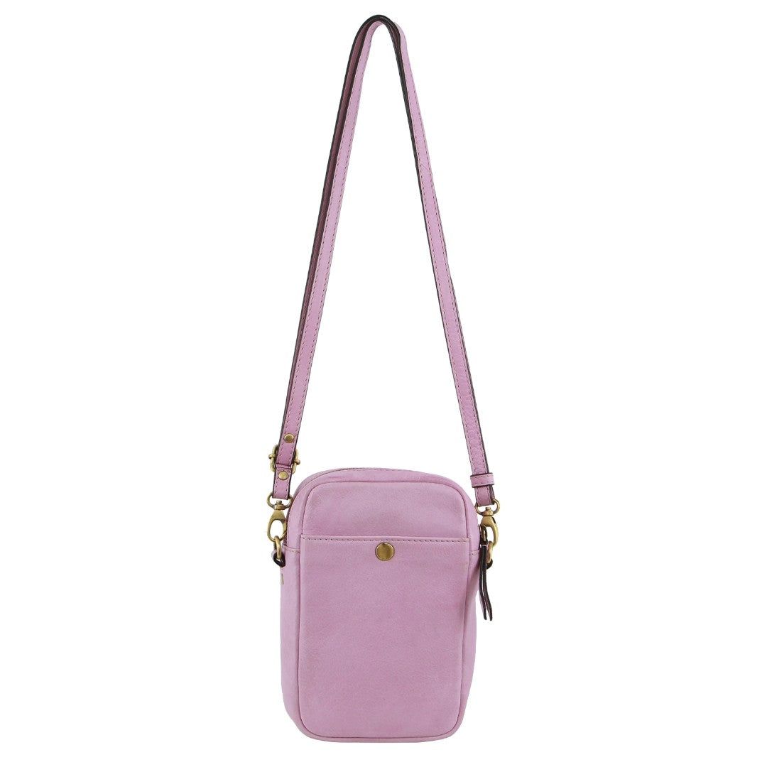 Pierre Cardin leather Textured Design Phone Bag Clutch Dam Rosa | KILQSO138